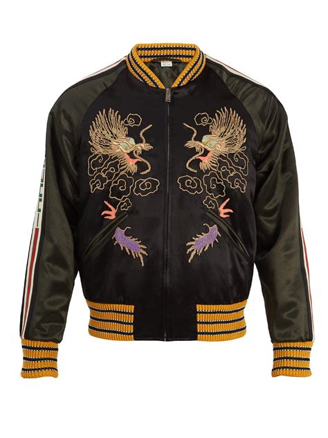 gucci dragon leather jacket|gucci jacket without hoodie.